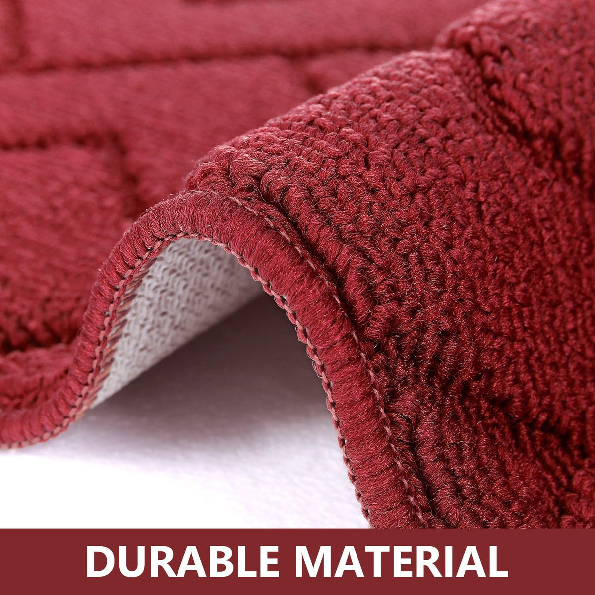 hicorfe rib fabric mats trap dirt and are easy to sweep.