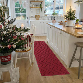hicorfe kitchen runner helps tidy spaces around sinks and counters.
