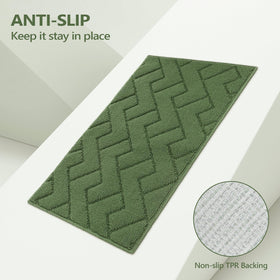 hicorfe kitchen mat with non slip back demonstrates stability on smooth floors