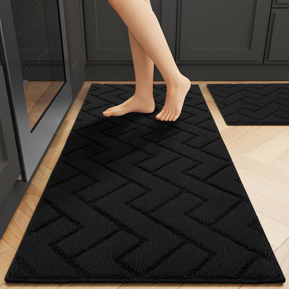 hicorfe kitchen runner set with two sizes for busy kitchens.
