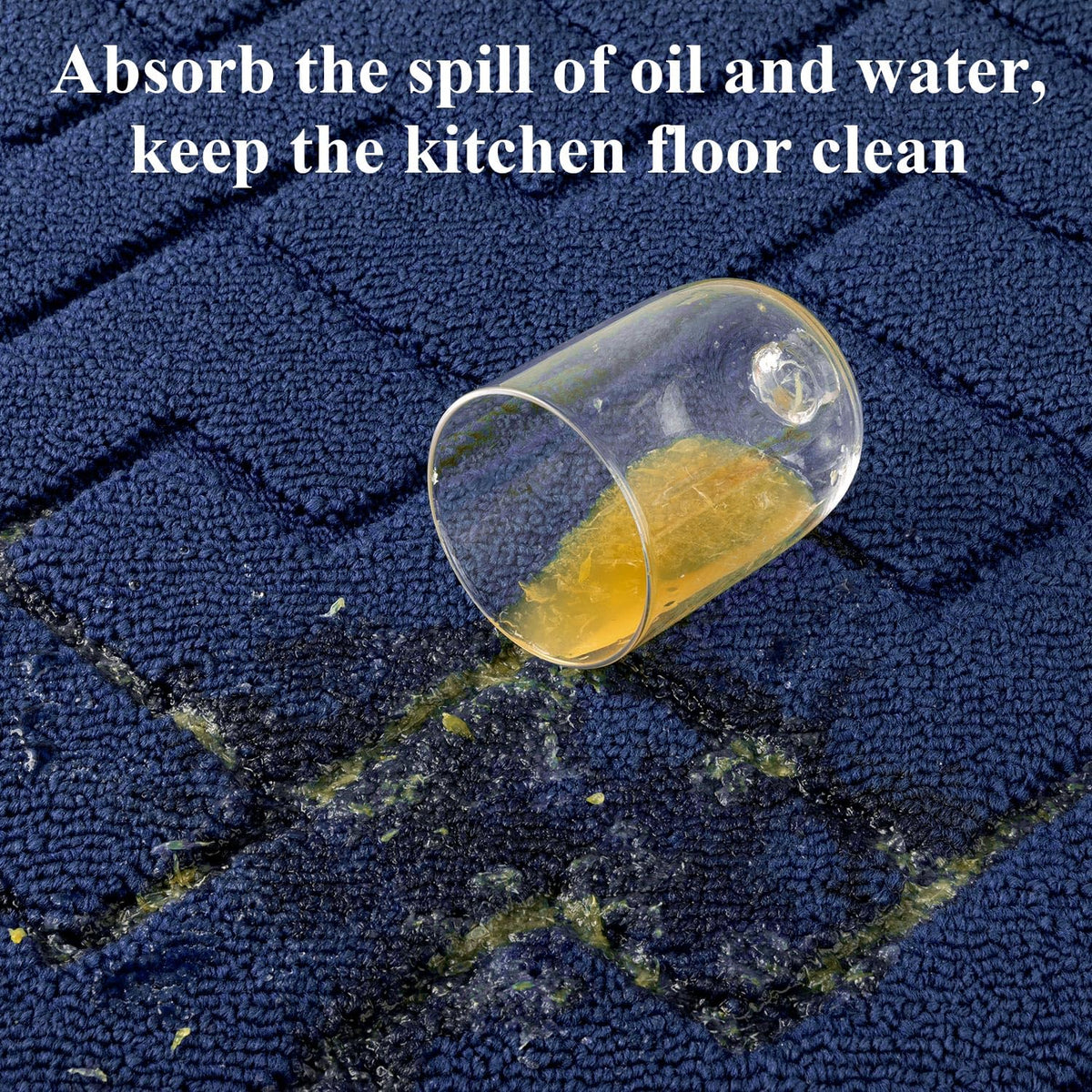 hicorfe multi-purpose kitchen runner navy suits decor and hallways alike