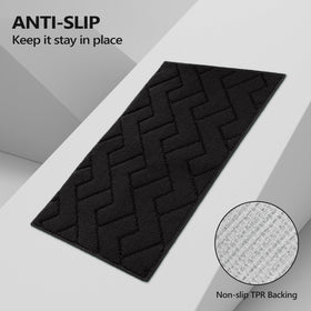 hicorfe polypropylene rug absorbs spills and dampness effectively.