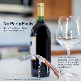 HiCoup Opener double hinged fulcrum provides extra leverage