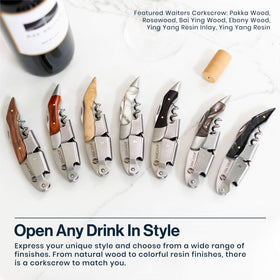 HiCoup Wine Opener shown as a reliable, durable lever action tool