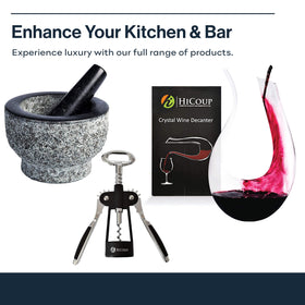 HiCoup Opener supports natural and synthetic corks for versatility