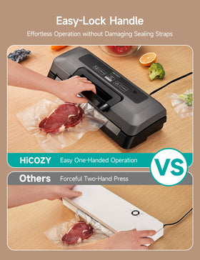HiCOZY H700 lock-handle for secure, one-handed sealing