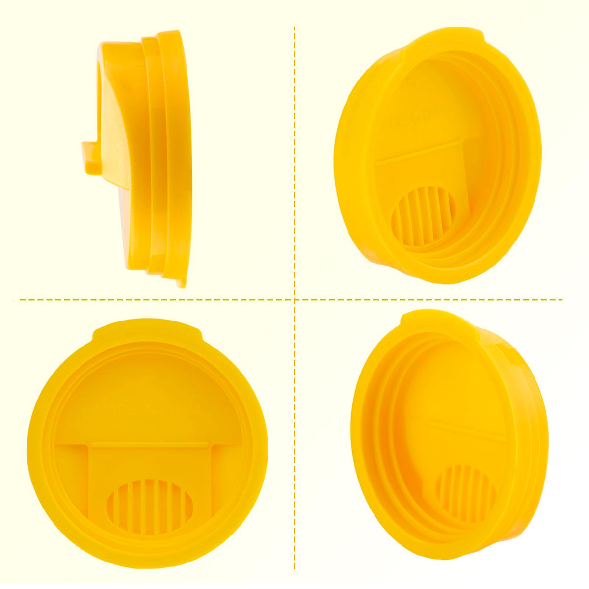 HiempTru leak-proof can lids protect drinks outdoors from sand and spills