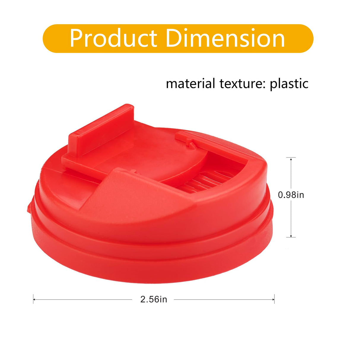 HiempTru soda can lid covers fit standard cans for quick sealing