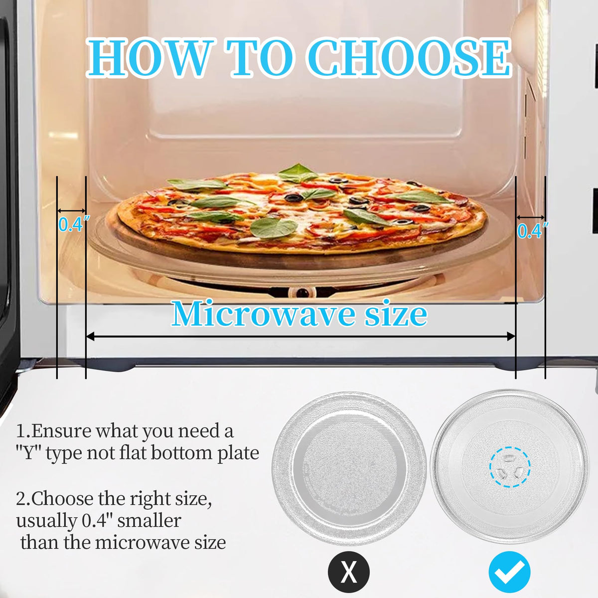 Hiflora anti-skid underside prevents shifting during microwave use.