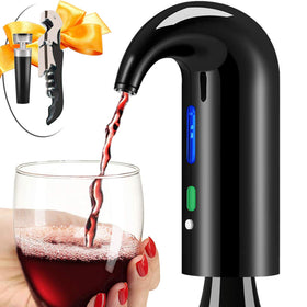 Higfra wine aerator electric decanter with one-touch aeration feature.