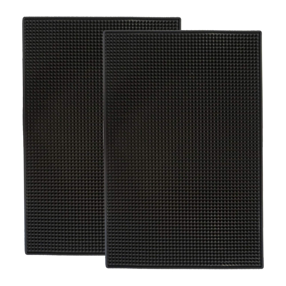 Highball & Chaser bar mat 18x12 holds drinks securely and keeps counters clean.