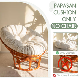 HIGOGOGO Papasan cushion bottom foam support for durability