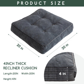 HIGOGOGO recliner cushion with high-density foam supports posture and long sits.
