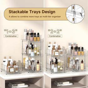 HIHEGD anti-slip feet stabilize the organizer on any surface.