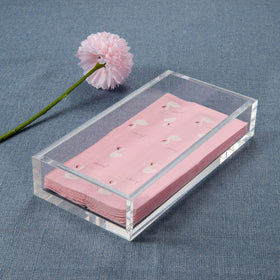 HIIMIEI napkin holder features heavy 8mm design for stable placement.