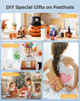 Hiipoo straight tumbler design supports full-wrap sublimation.