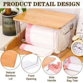 Hiitytin 2-pack keeps supply organized in kitchen or pantry.