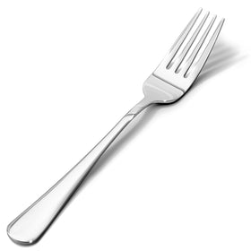 HIKAA 12-piece dinner forks 8-inch mirror polished for elegant daily dining.