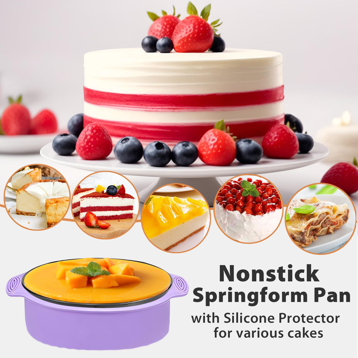 Hikolvol pan delivers bakery-quality results for cheesecakes and more.