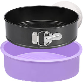 Hikolvol 9-inch springform pan with nonstick coating for easy release.