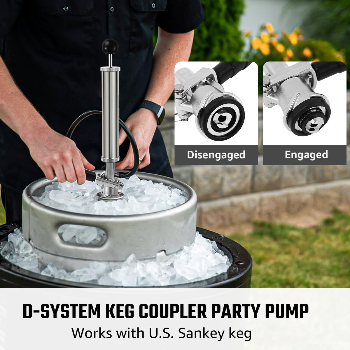Hilangsan stainless steel beer tap delivering durable, precise pours