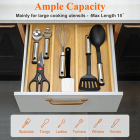 Hilislog durable bamboo construction and easy cleaning surface