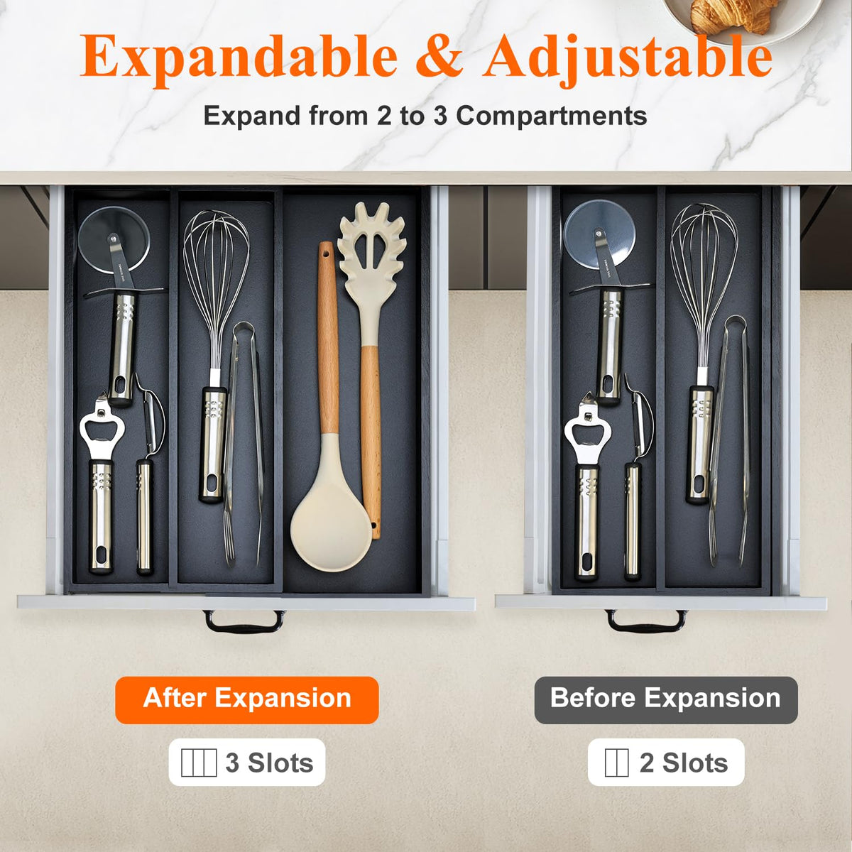 Hilislog bamboo construction emphasizes durability and easy cleaning in busy kitchens.