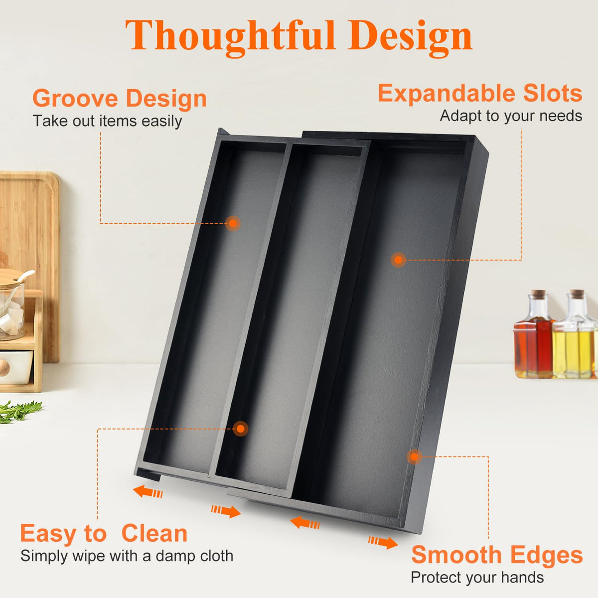 Hilislog multi-functional storage fits drawers, bathrooms, or desks for versatile organization.