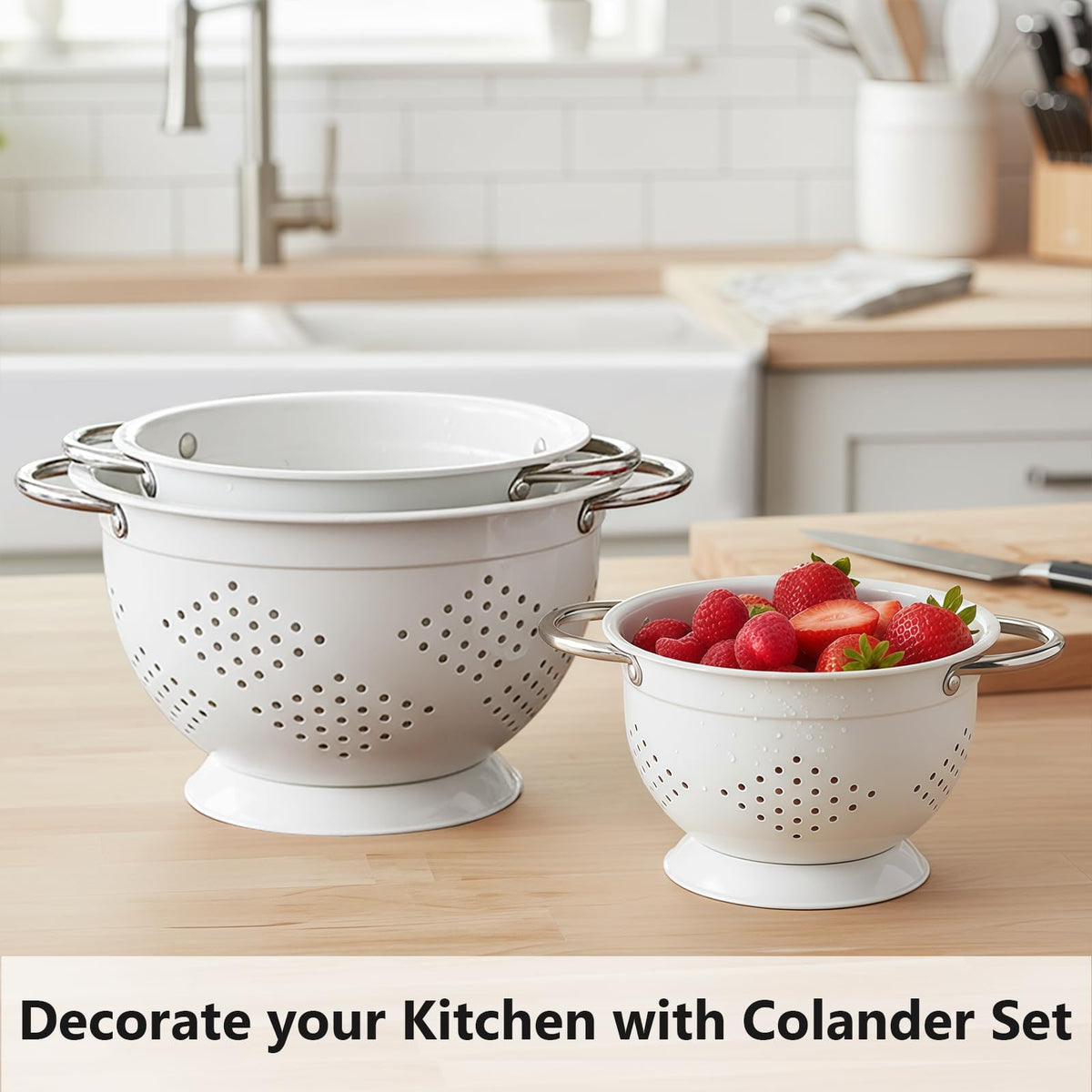 Hillbond glossy finish doubles as decorative fruit display