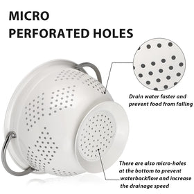 Hillbond micro-drainage holes aid fast water flow