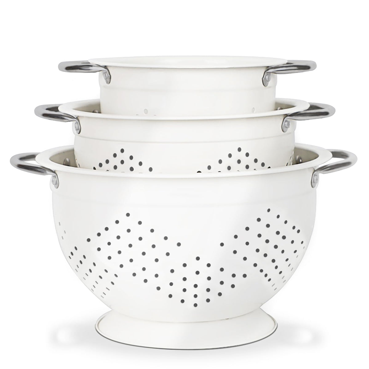 Hillbond colander set on counter for quick pasta draining