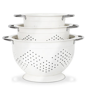 Hillbond colander set on counter for quick pasta draining