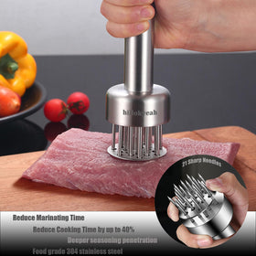 Hillokyeah retractable safety guard protects hands during prep.