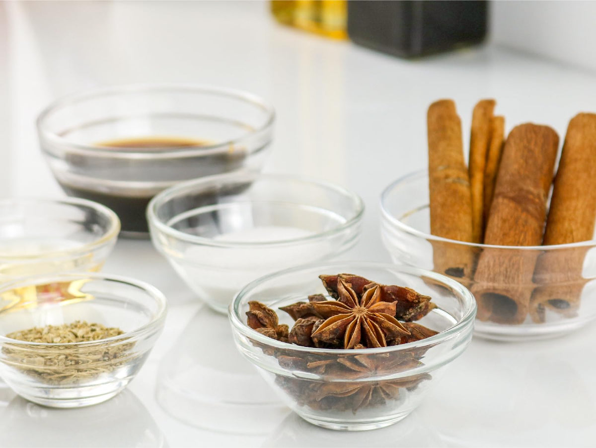 HillSpring 3.5oz glass prep bowl great for small ingredient portions during cooking.