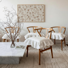 Hillsuren French country design details bring elegant texture to kitchen chairs