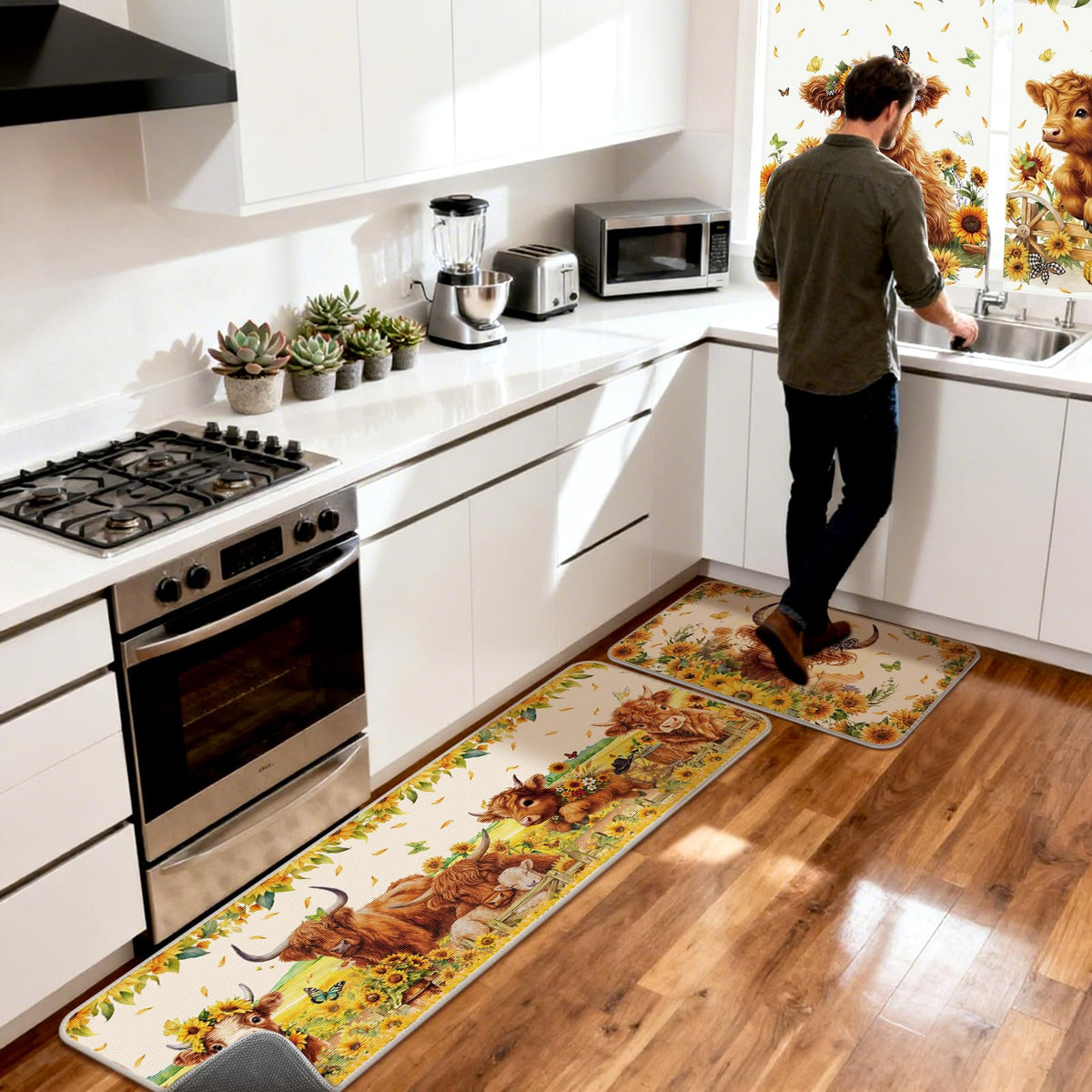 Hillsuren oven mitts protect hands during cooking with retro style.