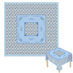 Hillsuren Mahjong tablecloth sized 55x55 inches fits 4-6 players