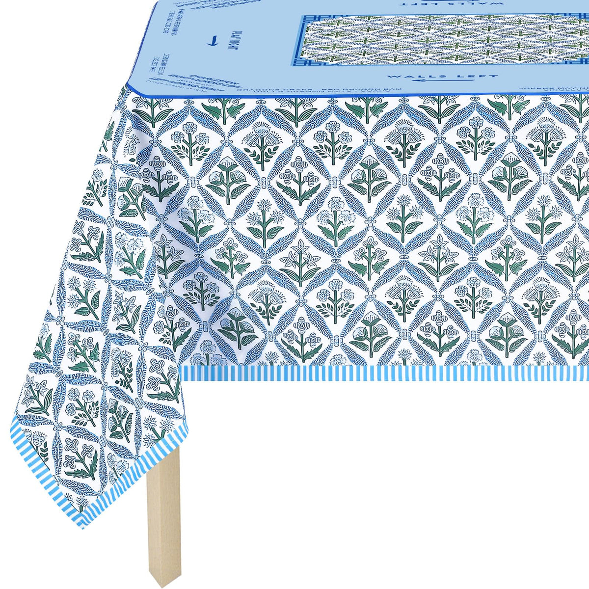 Hillsuren Mahjong tablecloth center design 29x29 inches for quick game setup