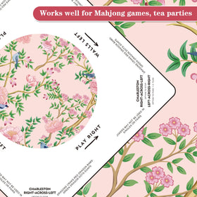 Hillsuren Mahjong tablecloth beginner-friendly cues help new players learn faster.