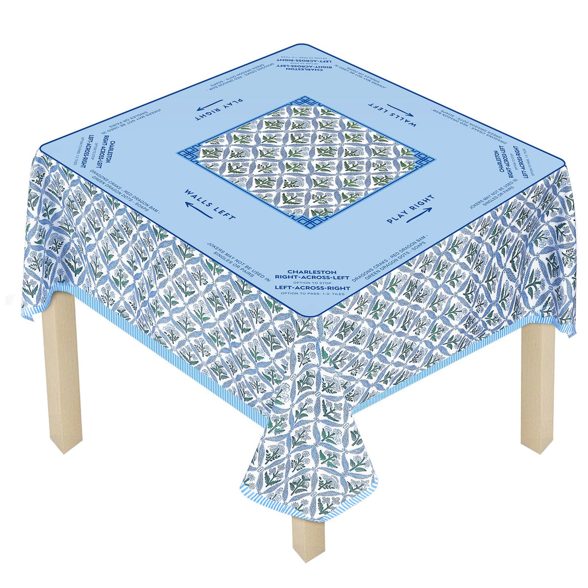 Hillsuren Mahjong tablecloth ideal for family game night gatherings