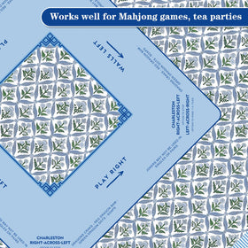 Hillsuren Mahjong tablecloth machine washable and fade resistant for easy care