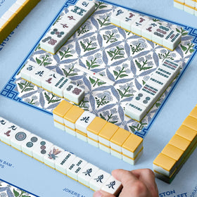 Hillsuren Mahjong tablecloth scratch and spill resistant surface stays vibrant