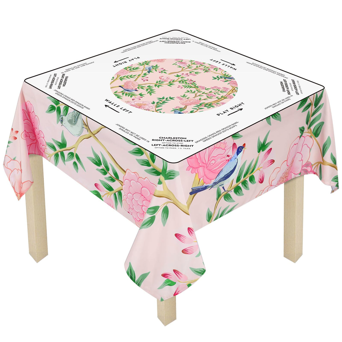 Hillsuren Mahjong tablecloth adapts to family nights and casual tournaments.
