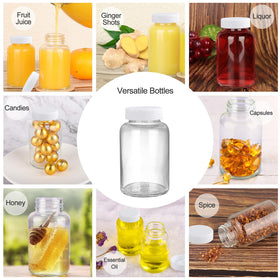 HINGWAH glass shot bottles in fridge, preserving freshness for chilled beverages.