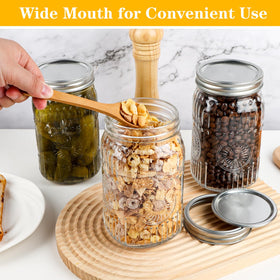 HINGWAH six-pack jars with bands ideal for batch cooking and gifting.