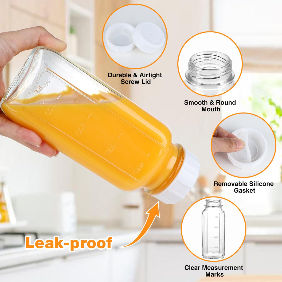 HINGWAH bottles show clear measurement markings for accurate pouring.