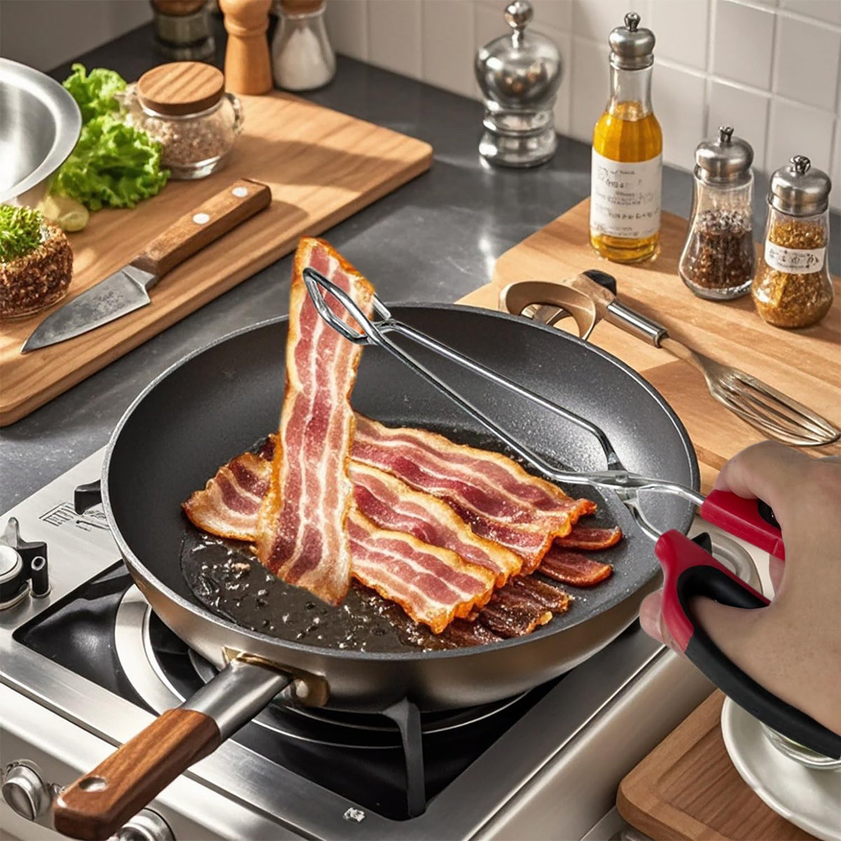 HINMAY dishwasher-safe design for quick cleanup after busy meals.