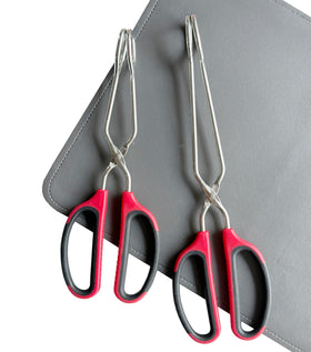 HINMAY premium stainless steel tongs for seafood and veggies