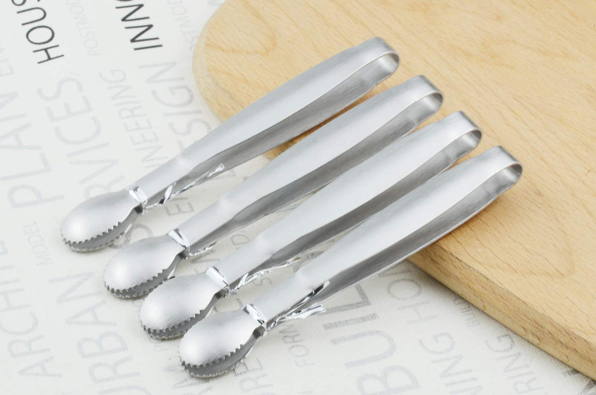 HINMAY mini serving tongs serve desserts cleanly at parties