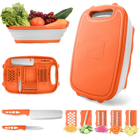 HI NINGER camping cutting board folding design for space-saving outdoor use.